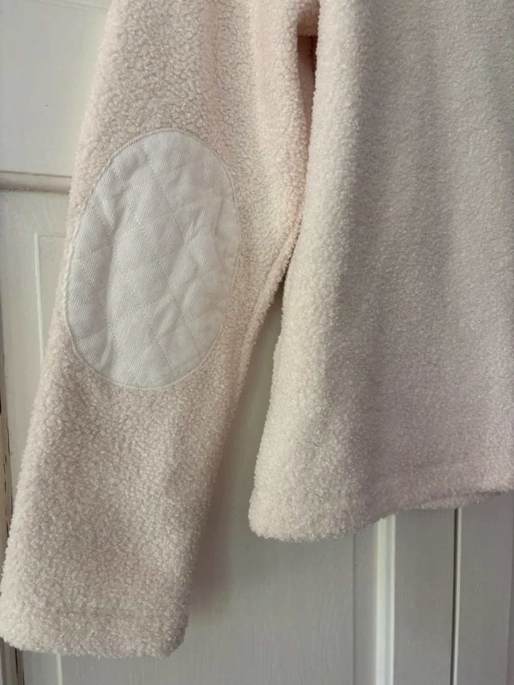 Tommy Bahama Salma Faux Shearling Cream Zip-Up Fleece Jacket‎ Sherpa Size XS